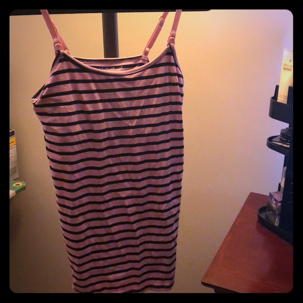 Pink and blue Nursing Tank